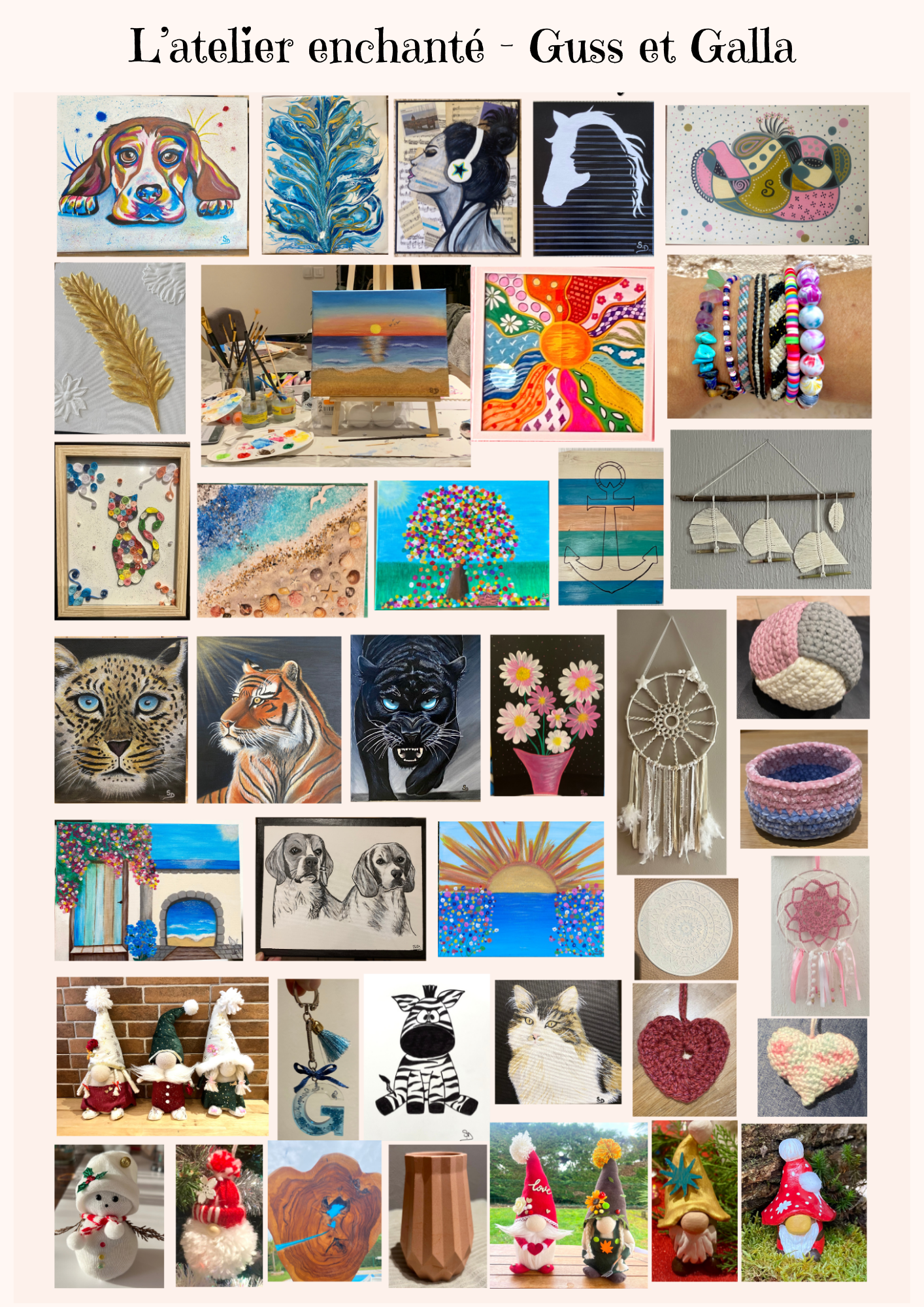 Les Ateliers d'art et de loisirs créatifs - matériel de qualité fourni