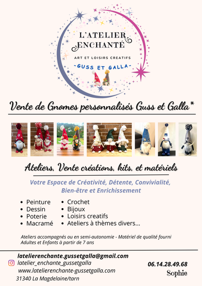 Les Ateliers d'art et de loisirs créatifs - matériel de qualité fourni