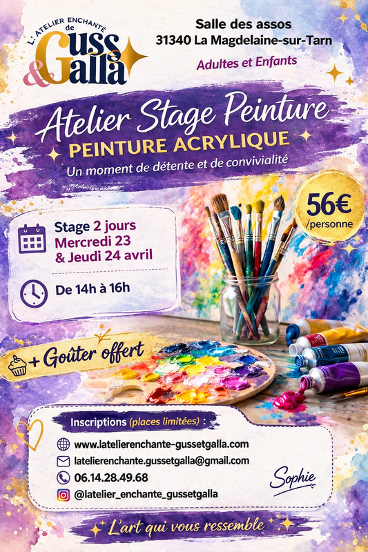 Les Ateliers d'art et de loisirs créatifs - matériel de qualité fourni