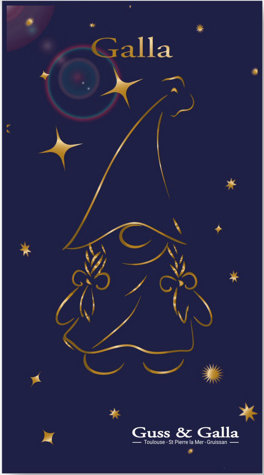Serviettes de plage Silhouette GALLA