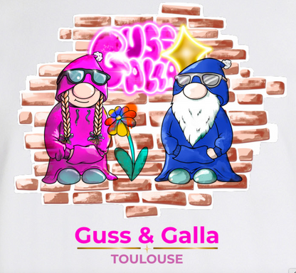 Sweat capuche Guss et Galla Street Art