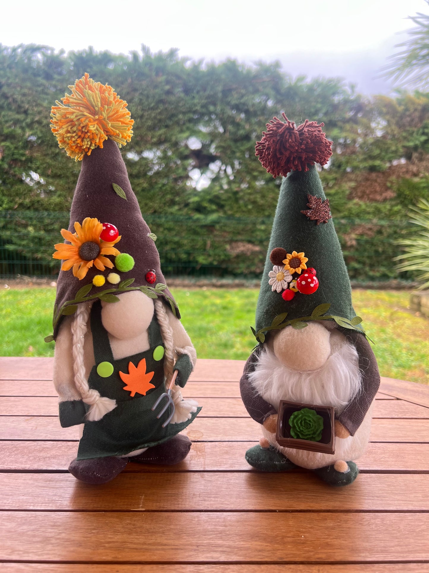 Gnome Guss et Galla Jardinier