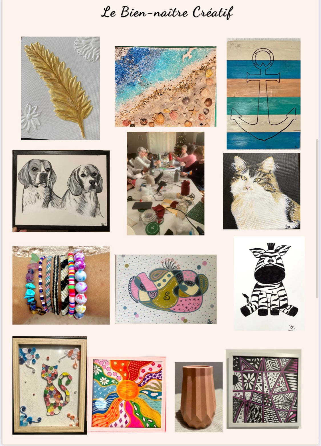 Les Ateliers d'art et de loisirs créatifs - matériel de qualité fourni