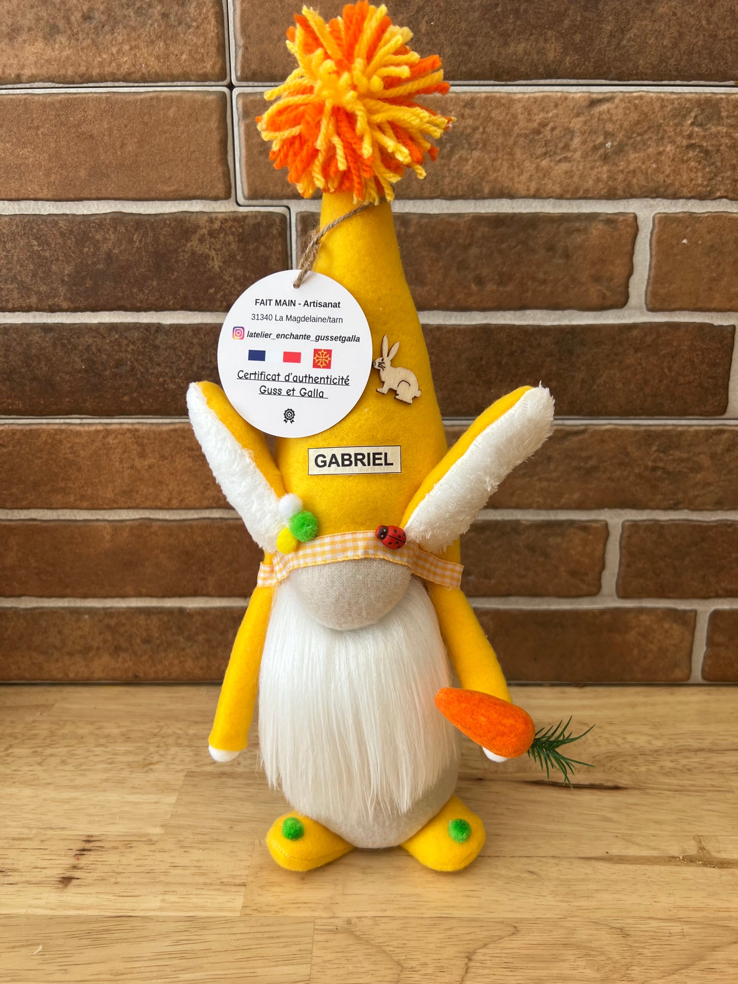 Galerie photos Gnomes Guss et Galla personnalisés