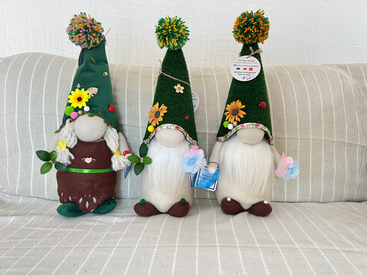 Gnome Guss et Galla Jardinier