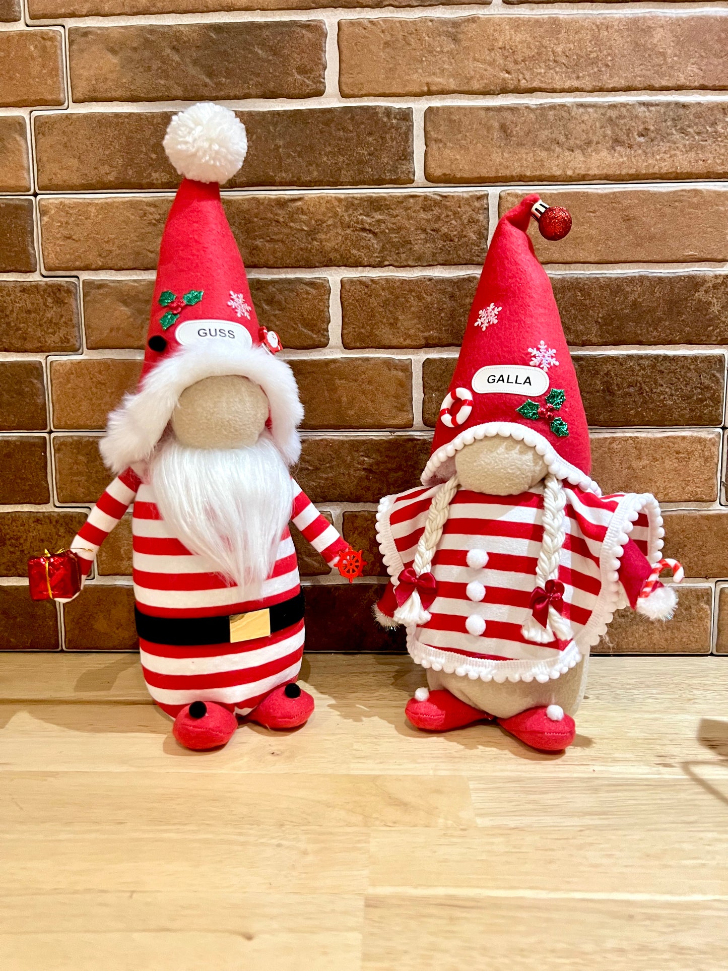 Gnome Guss et Galla Noël Marin