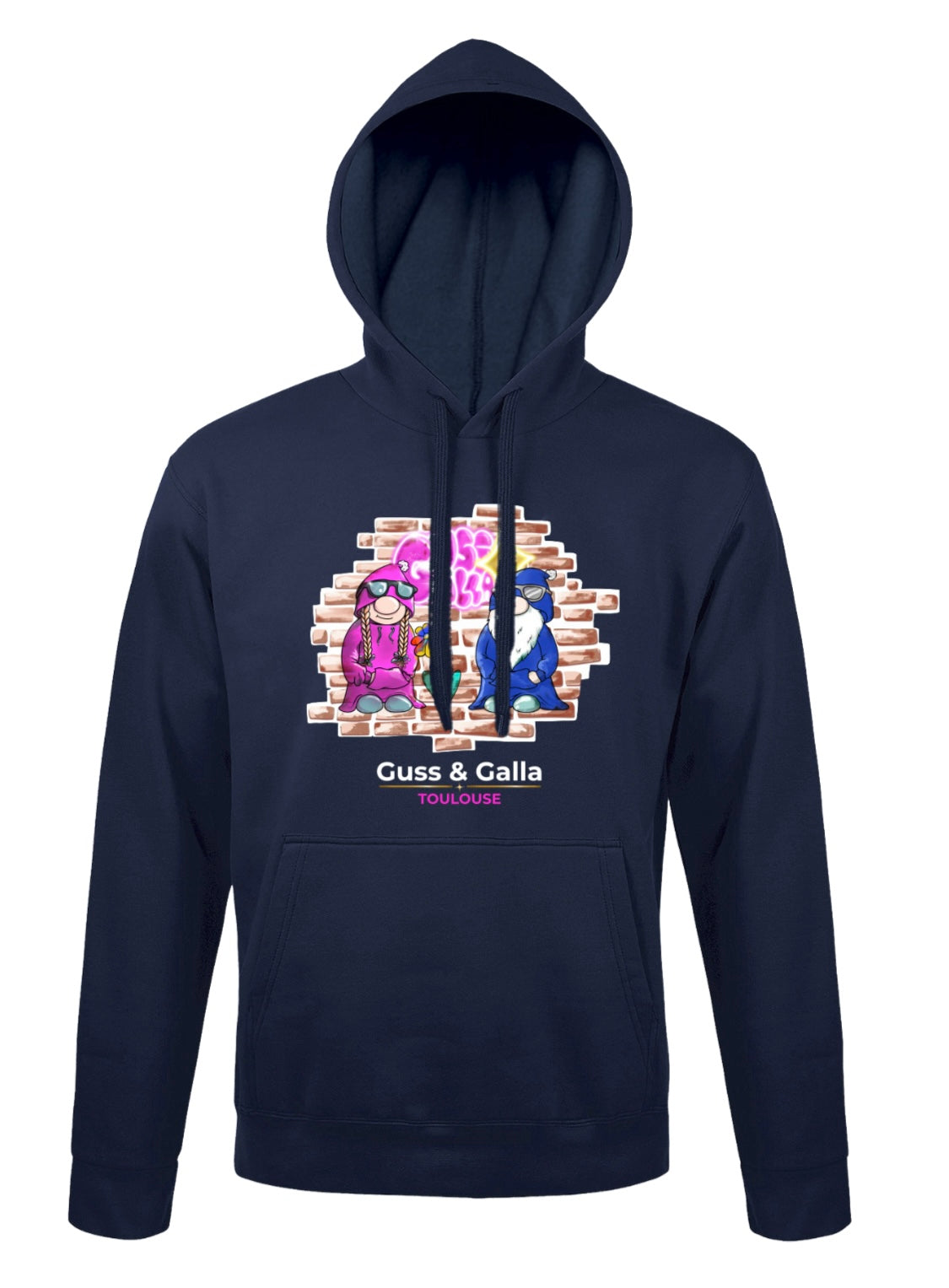 Sweat capuche Guss et Galla Street Art
