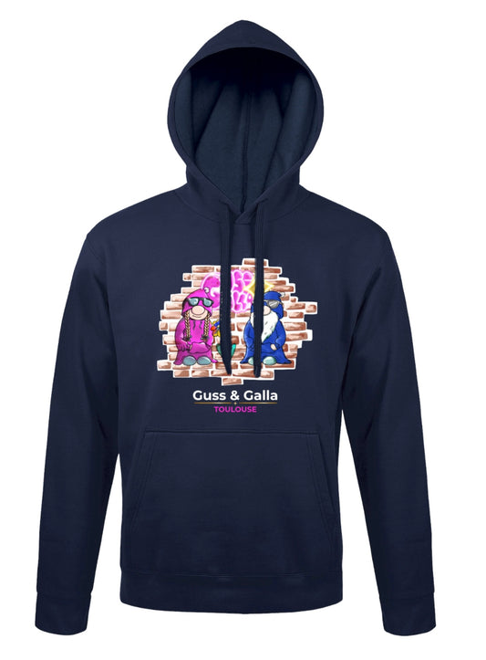 Sweat capuche Guss et Galla Street Art