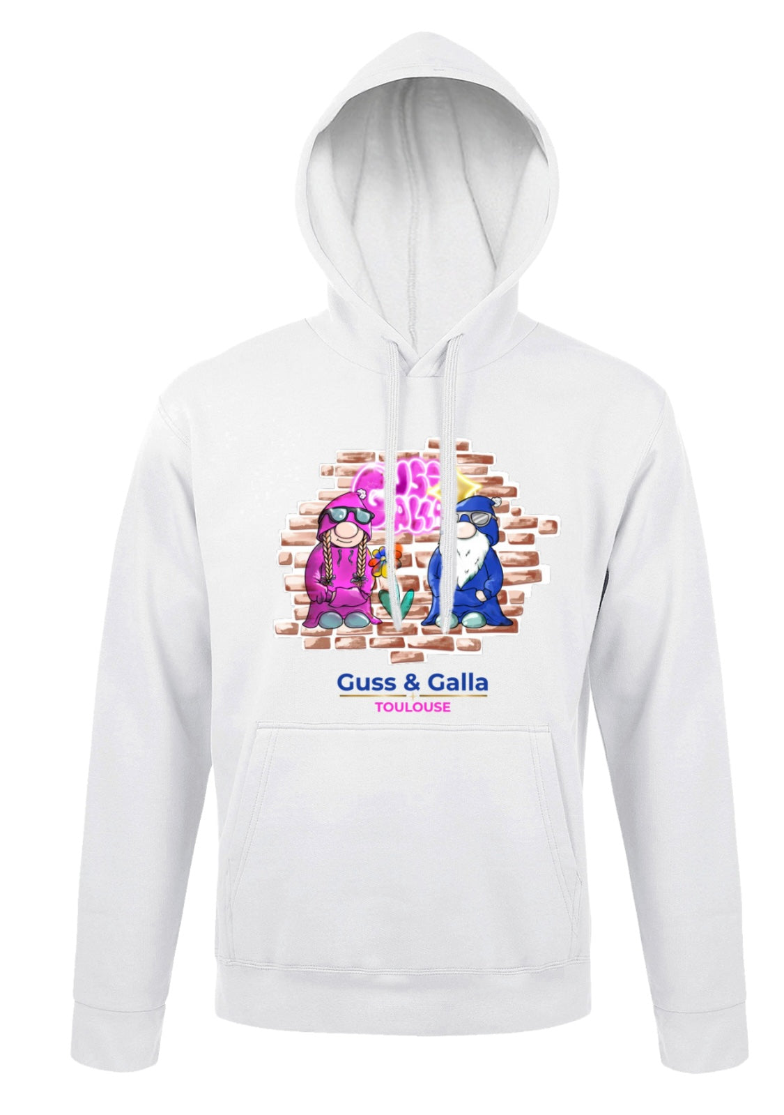 Sweat capuche Guss et Galla Street Art