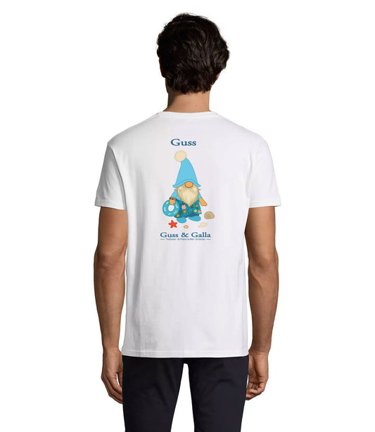 T-shirt GUSS bouée bleu