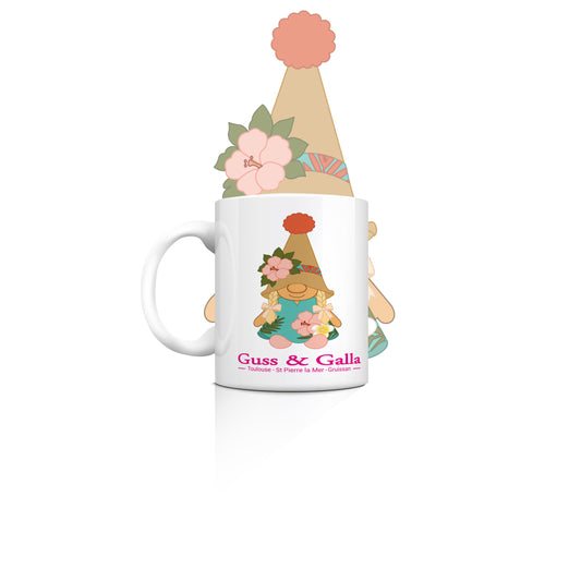 Mug Céramique Fleuri